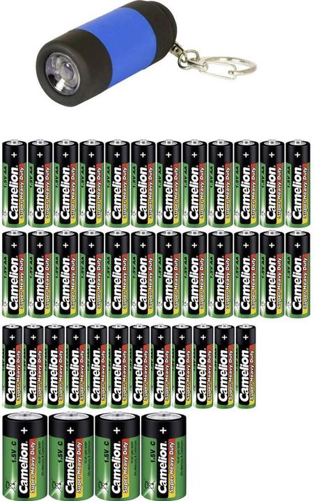 Camelion Set di batterie Micro, Mignon, Ba (40 pz., AA, AAA)