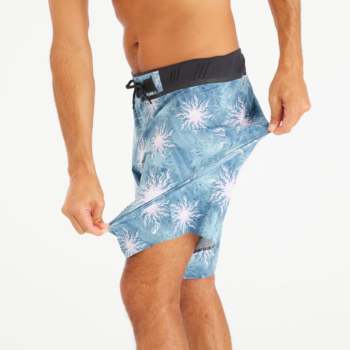 Image du produit Olaian Boardshort Surf 900 Long 20" Homme - Morpho Yingyang Bleu (40)