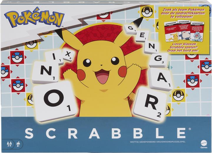 Actual product image Mattel Hxt31 Nl Scrabble Pokemon (Dutch)