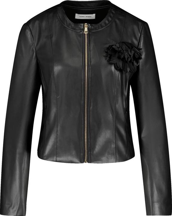 Produktbild Gerry Weber Beschichtete Blazerjacke mit Blumendetail Blazer Langarm gefüttert - 64484 (42)