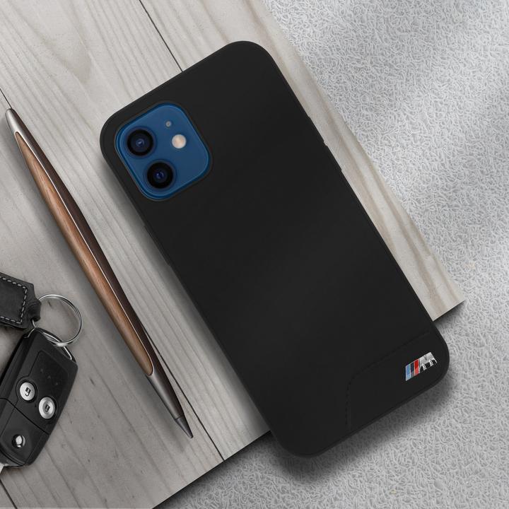 Image du produit BMW M Hard Case PU Leather pour Apple iPhone 12 mini - noir (Apple iPhone 12 mini)