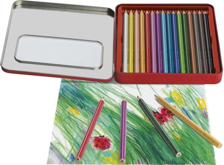 Immagine prodotto Faber-Castell impugnatura jumbo (Multicolore, 16 x)