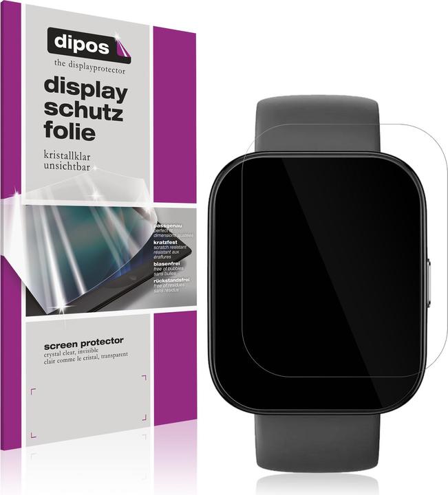Dipos Film de Protection d’écran Crystalclear pour Amazfit Bip 5 38mm