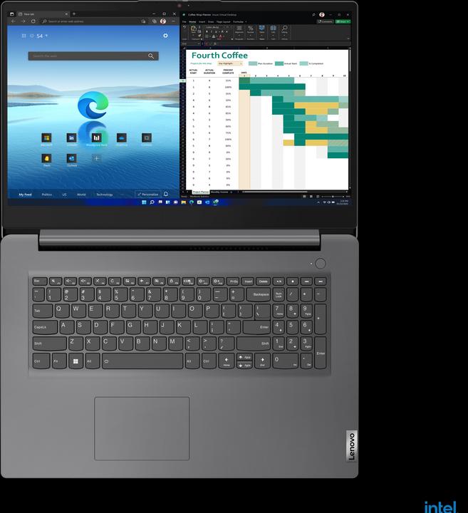 Actual product image Lenovo V17 Gen 4 (17.30", Intel Core i7-1355U, 16 GB, 512 GB, CH)