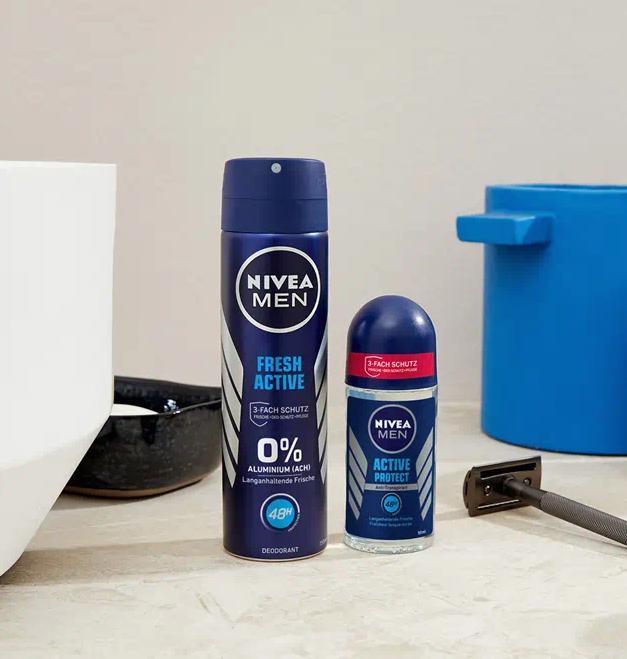 Immagine prodotto NIVEA Deo Fresh Active Spray Uomo 150 ml (Getto vaporizzato, 150 ml)