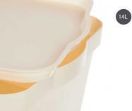 Produktbild Kipit Kunststoffkiste mit Deckel 14l Creme (14 l)