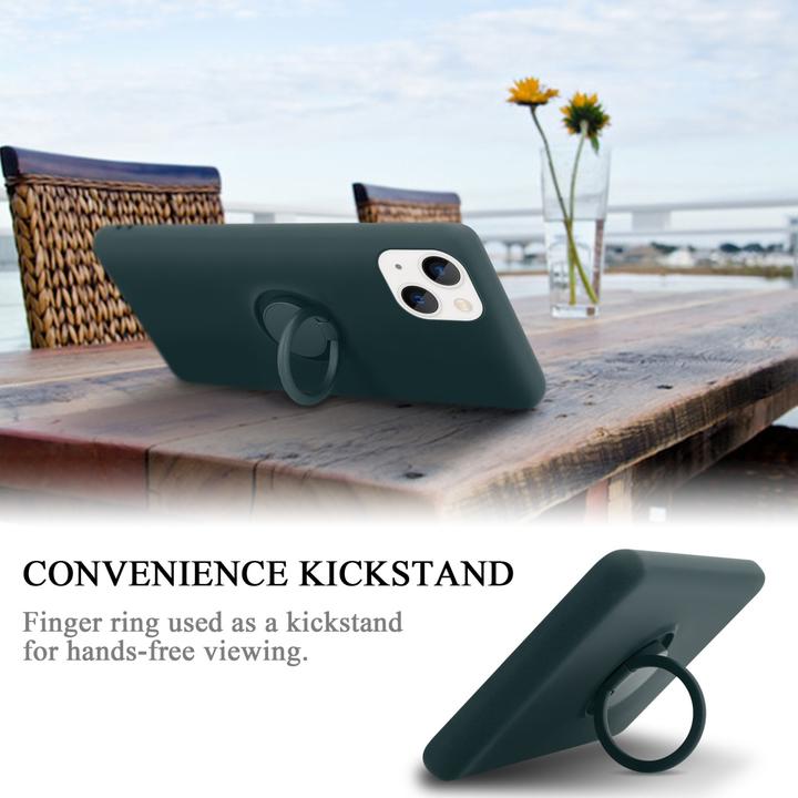 Actual product image Cadorabo Case for Apple iPhone 14 PLUS in TPU Liquid Ring Silicone Case Style (Apple iPhone 14 Plus)