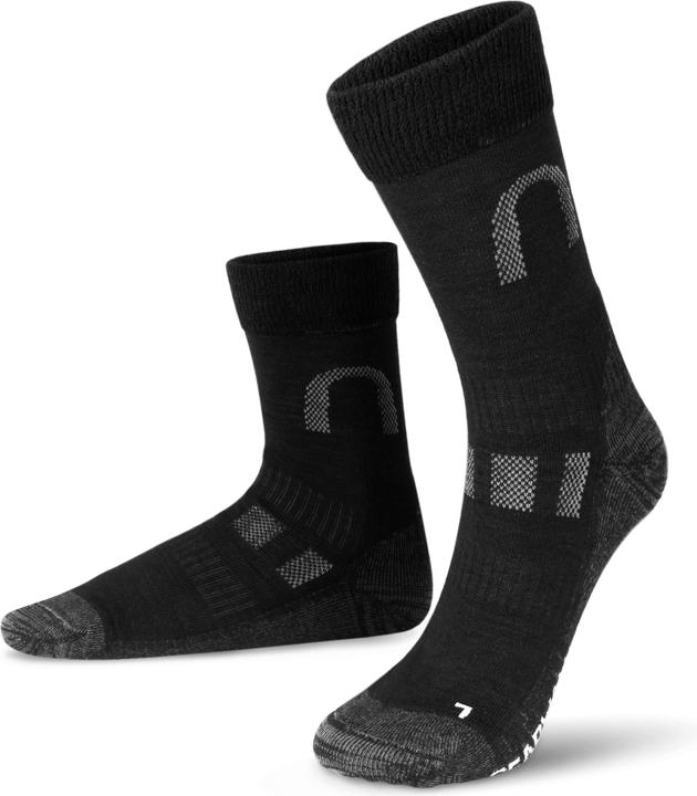 Normani 2 Paar Merinowollsocken Wander- und Trekkingsocken Melton