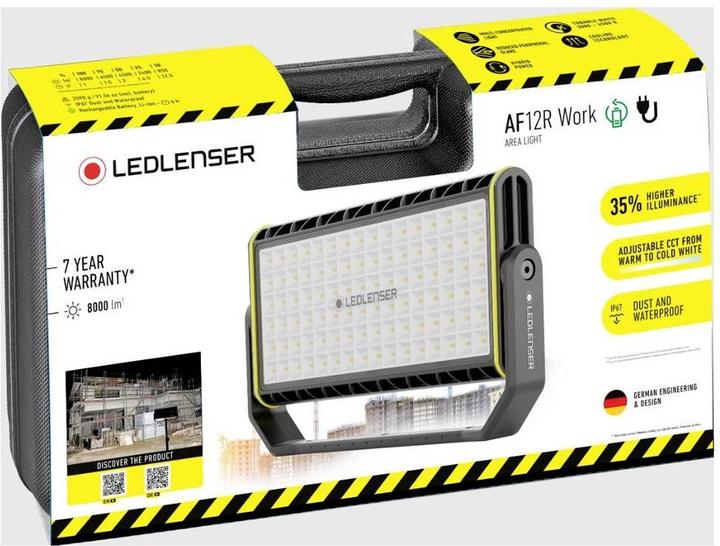 Productafbeelding Ledlenser 502913 AF12R Werklamp LED op batterij, netvoeding 85 (8000 lm)