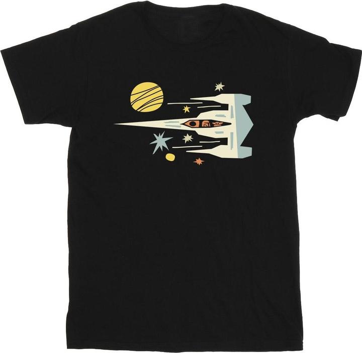 Image du produit Star Wars - T-shirt THE MANDALORIAN CUTOUT SHIP - Homme (S)