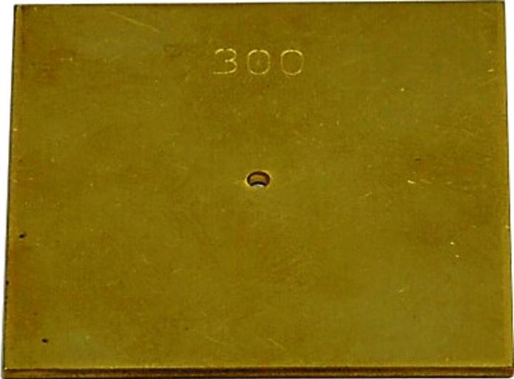 Werkstarck Platte zu Senklot 300gr. 46x46mm