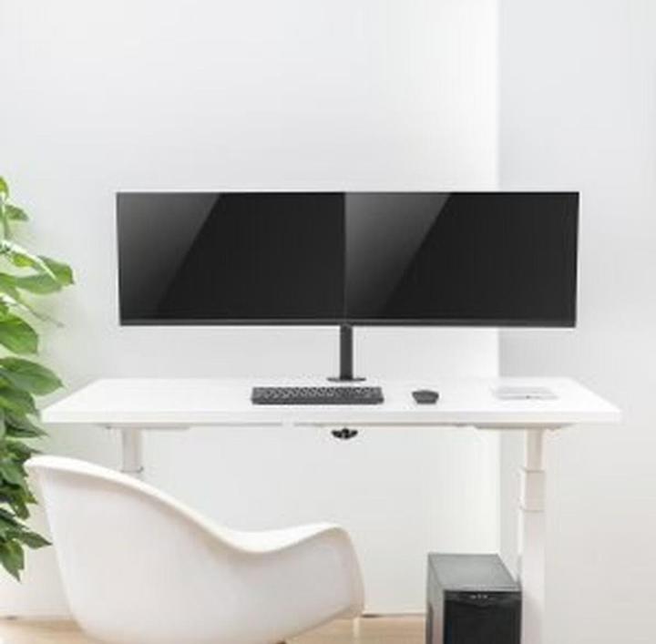 Actual product image Maclean Uchwyt Biurkowy Na 2 Monitory LCD Mc-884 (Table, 32.01")