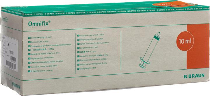 Actual product image B.Braun OMNIFIX 1xinj spr luer 10ml exzen 100