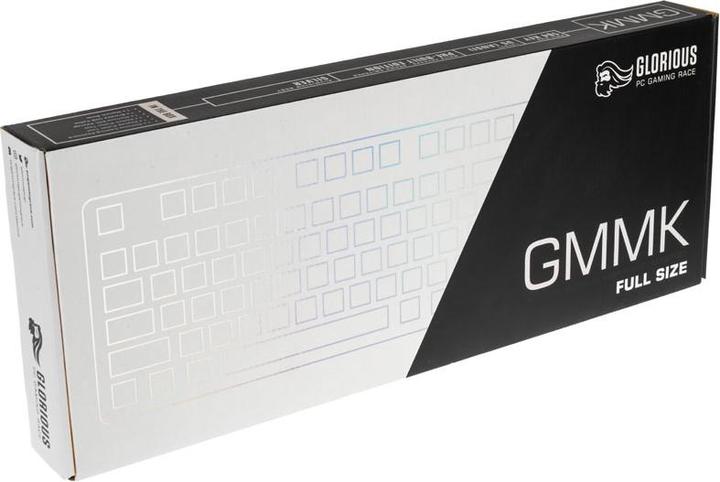 Produktbild Glorious PC Gaming Race PC Gaming Race GMMK Full Size White Ice Edition - Gateron-Brown, USA-Layout (US, Kabelgebunden)