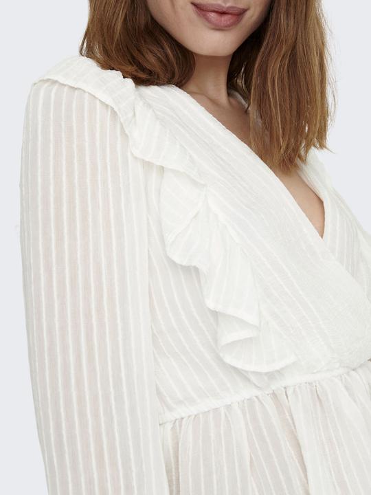 Actual product image Only Wrap-around ruffle top (L)