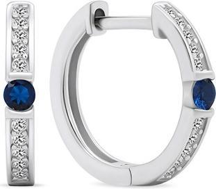Immagine prodotto Brilio Argento - Eleganti orecchini a cerchio in argento EA562WB