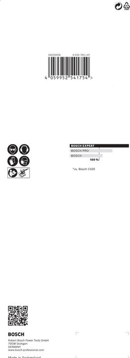 Produktbild Bosch Professional Zubehör EXPERT C470 Schleifpapier mit 8 Löchern für Schwingschleifer, 93 x 230 mm, G 180, 10-tlg. (180)