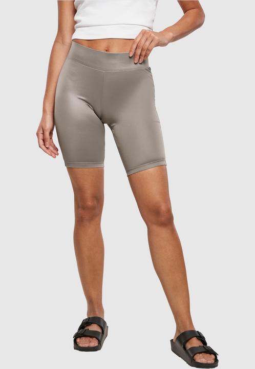 Actual product image Urban Classics Ladies Imitation Leather Cycle Shorts (M)
