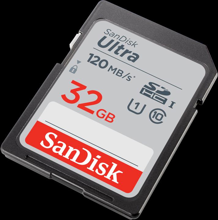 Actual product image SanDisk Ultra (32 GB, SDHC, U1, UHS-I)