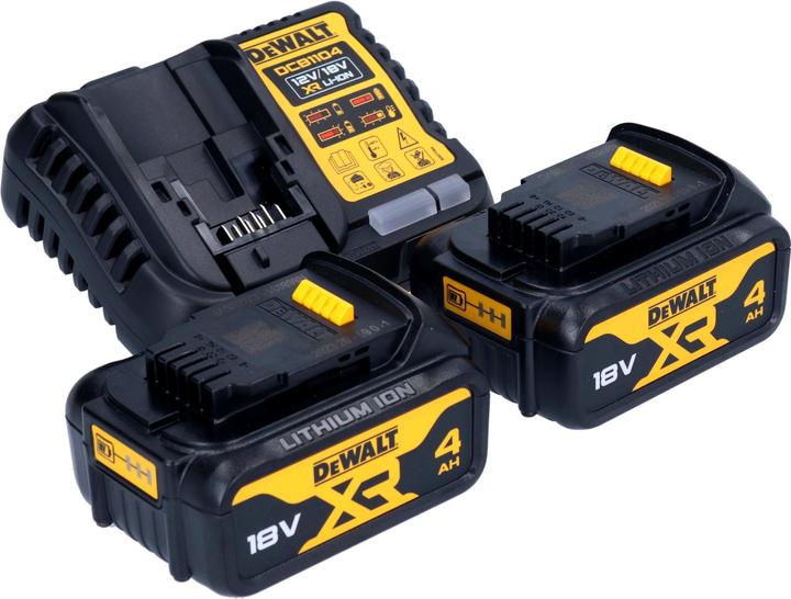 Actual product image DeWalt DCD 999 M2 cordless impact drill 18 V 95 Nm brushless + 2x rechargeable battery 4.0 Ah + charger (Rechargeable battery operated)