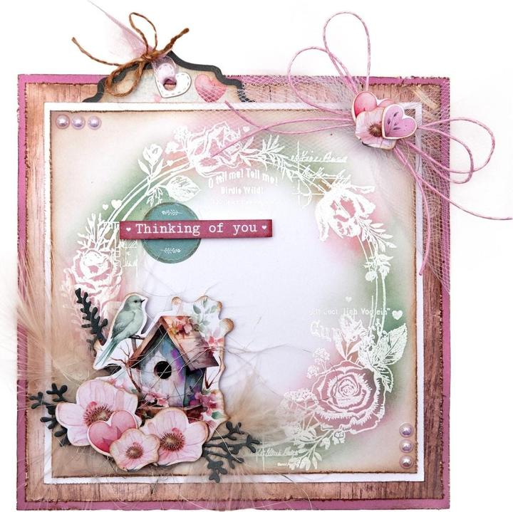 Produktbild art by marlene Stickers Postage Stamp & Quotes "Sending you Love" 9 Blatt