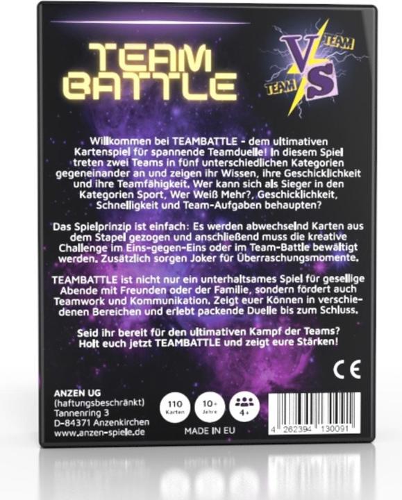 Produktbild Anzen Spiele ANZEN - TEAMBATTLE - Das Kartenspiel (Deutsch)