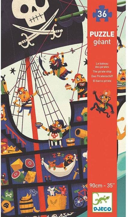 Djeco Giant puzzle The pirate ship (36 pieces)