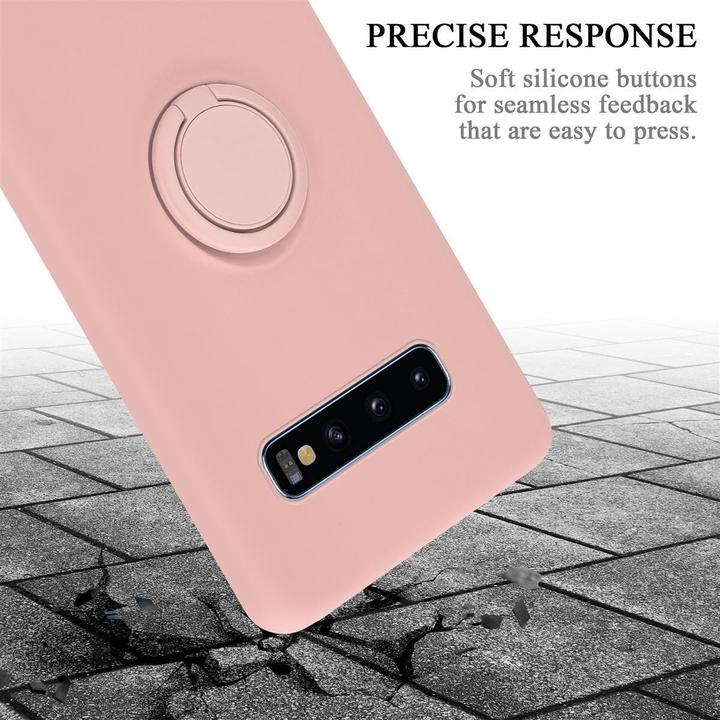 Actual product image Cadorabo TPU Liquid Ring Silicone Case Cover (Samsung Galaxy S10+)