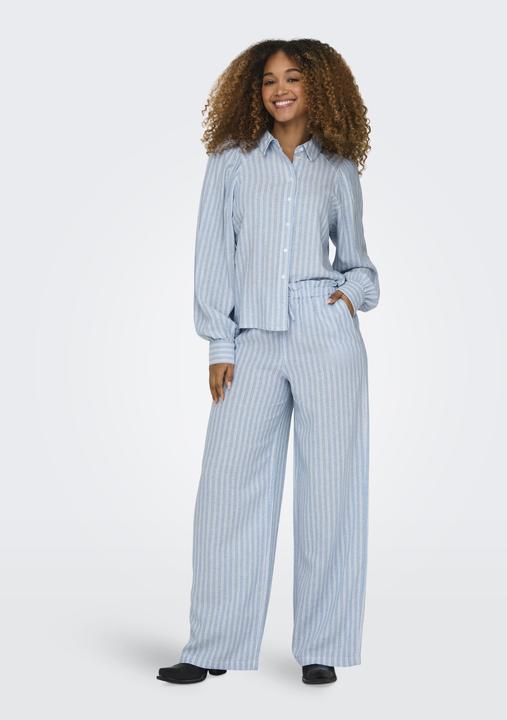 Produktbild Only Locker geschnitten Button-Down Kragen Puffärmel Hemd Hemd (XL)