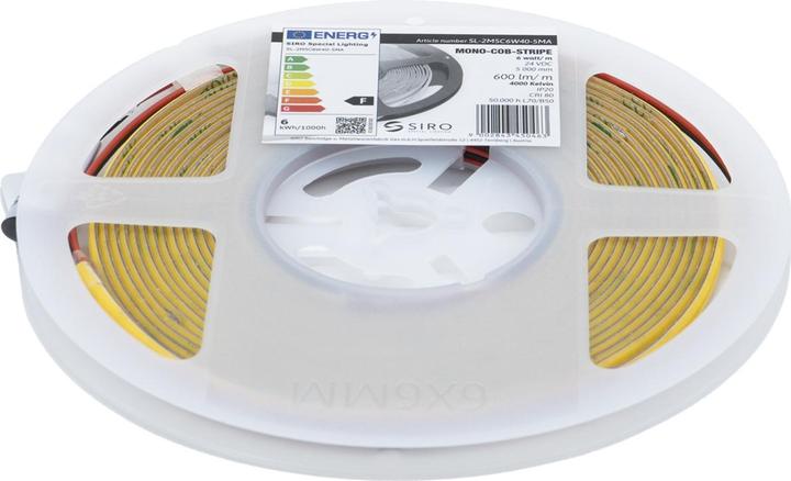OK-Line LED Bänder COB 6,0 / 24 V (Neutralweiss, 500 cm, Indoor)