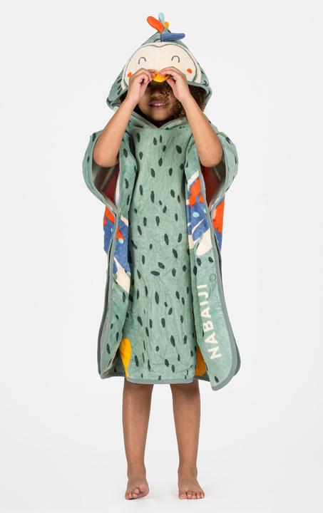 Image du produit Nabaiji Poncho de bain Bébé - Peroquet vert (95 C)
