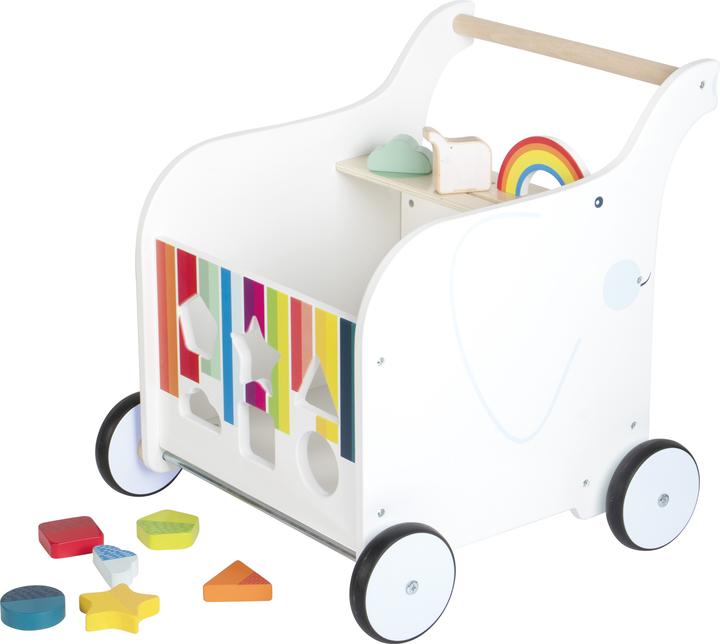 Actual product image small foot Baby walker toy box elephant