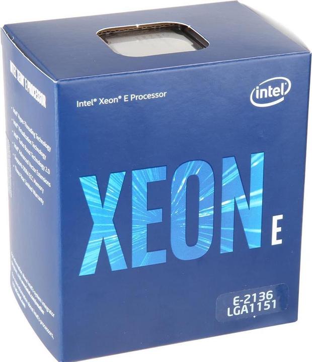 Produktbild Intel Xeon E-2136 (LGA 1151, 3.30 GHz, 6 -Core)