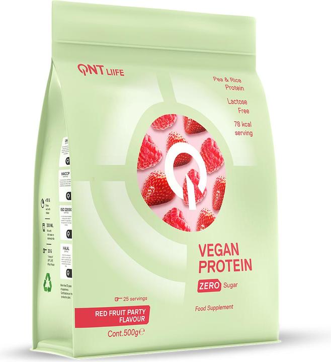 Image du produit QNT Vegan Protein Zero Sugar (Fruits rouges, 1 pcs, 500 g)