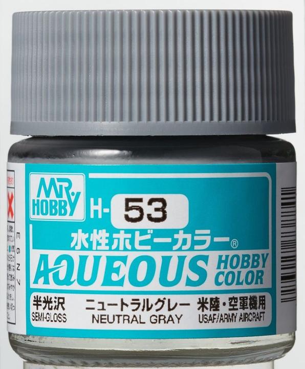 Produktbild Mr.Hobby Mr Hobby -Gunze Aqueous Hobby Colors (10 ml) Neutral Gray