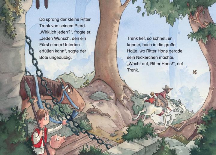 Actual product image Ritter Trenk und das Schwein der Weisen (German, Kirsten Boie, Barbara Scholz, 2021)