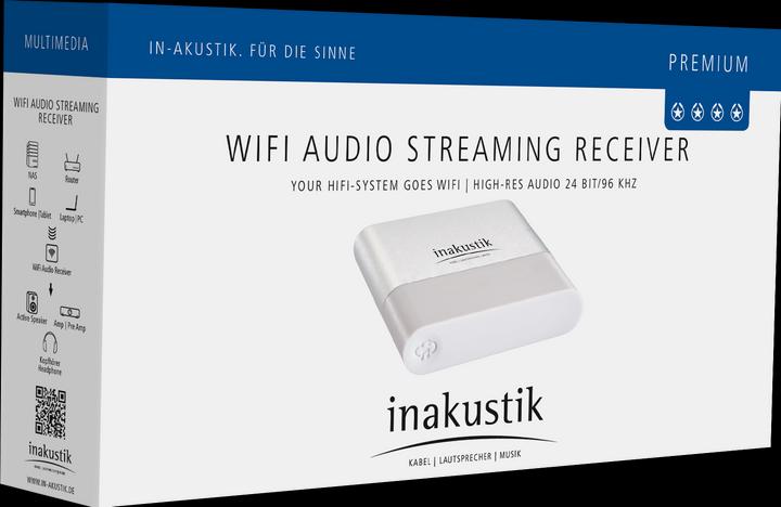 Image du produit Inakustik Récepteur de streaming audio WiFi haut de gamme (Transmission sans fil)