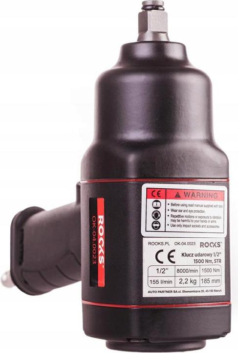 Image du produit Rooks 1/2"1500 Nm Clé PNEUMATIQUE (Fonctionnement sur batterie)