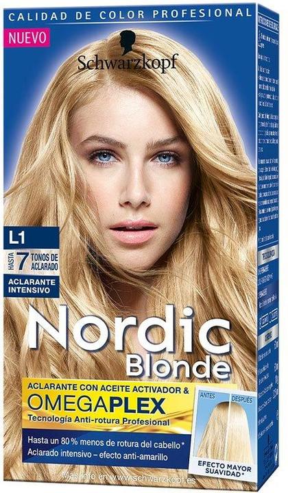 Produktbild Schwarzkopf NORDIC BLONDE L1 aclarante intensivo 0% amoniaco