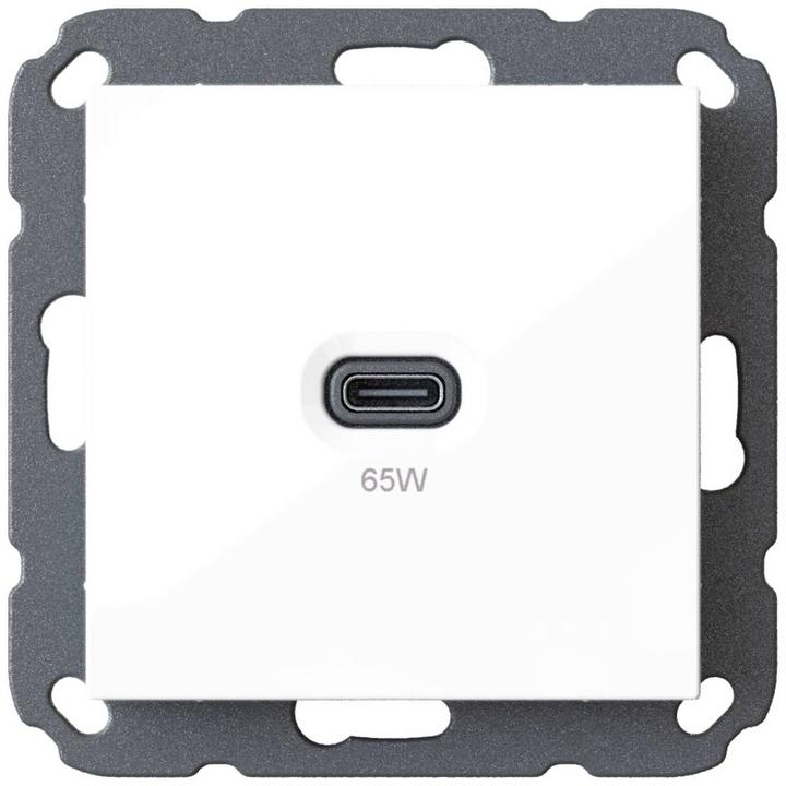 Produktbild Ehmann 6560x0000 USB-Ladesteckdose Weiss