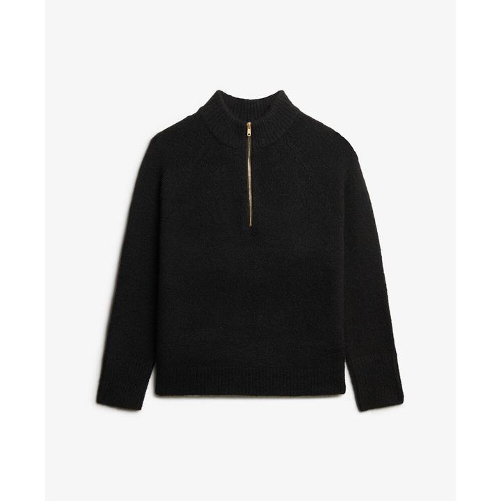 Superdry Fleece-Pullover mit durchgehendem Reissverschluss für Damen (XS)