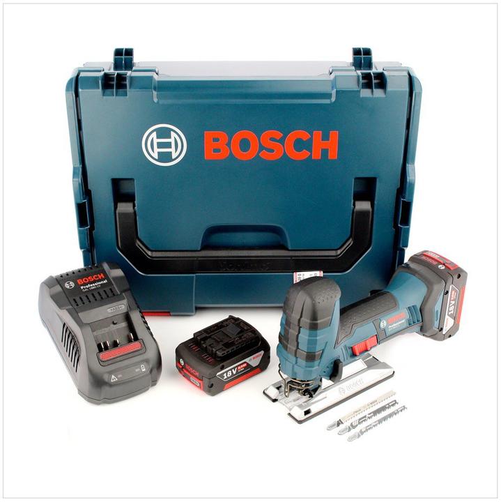 Actual product image Bosch Professional Bosch GST 18V-LI S Battery jigsaw 18 V 120 mm ( 06015A5171 ) + 2x battery 5.0 Ah + charger + L-Boxx