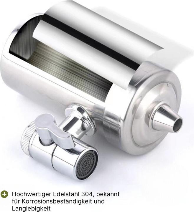 Produktbild Hermex Wasserhahnfilter Küchenarmatur-Wasserfilter Leitungswasser-Reiniger