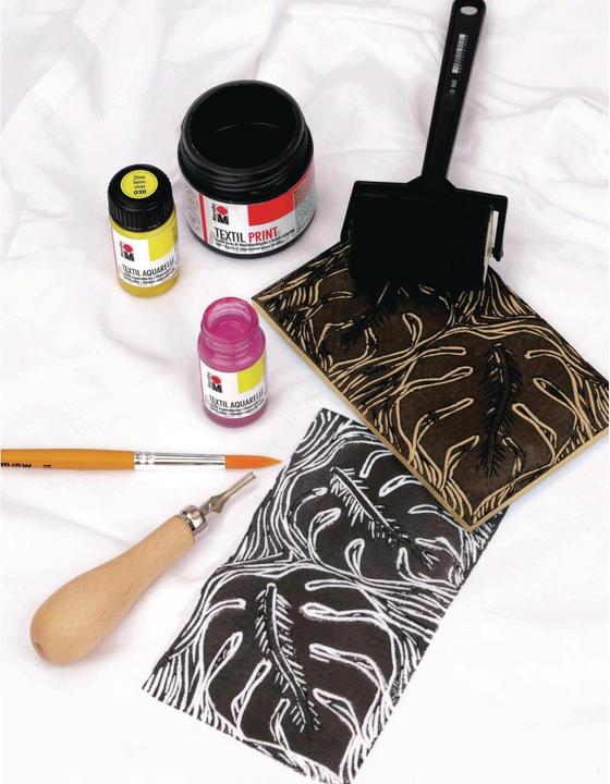 Produktbild Marabu Soft Linol Print & Colouring Set (Multicolor, 115 ml)