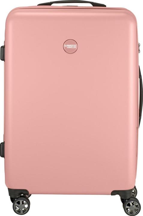 Princess Traveller Prinzessinreisende PT01 Deluxe Reiokoffer - Pfingstrosse Pink - M - 67 cm (65 l, M (50 - 90l))