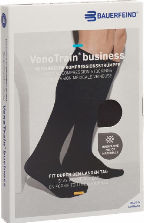 Produktbild Veno Train BUSINESS foot long AD KKL2 M plus/short geschlossene Fussspitze schwarz (M)