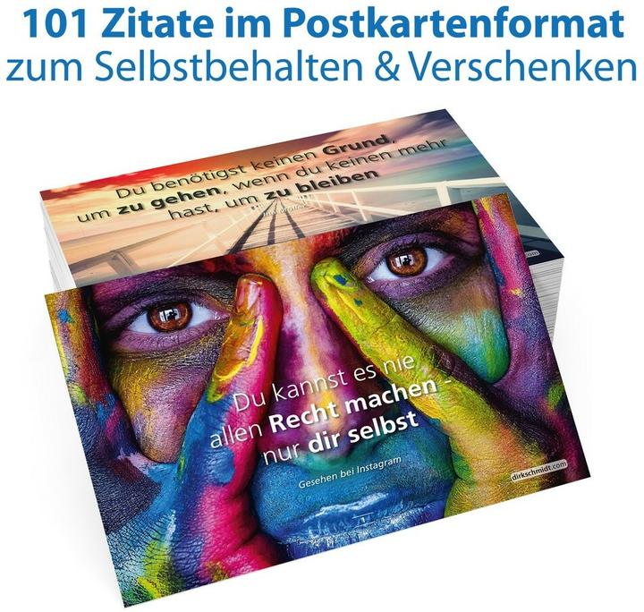 Immagine prodotto MUTivationsbox 2 - 101 Zitate im Postkartenformat (Tedesco, Dirk Schmidt, 2020)