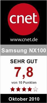 Actual product image Samsung NX100, 14.6 MP, 20-50mm kit, compact system camera (APS-C / DX)