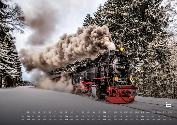 Immagine prodotto Ferrovia - L'affascinante mondo ferroviario - 2025 - Calendario DIN A2 (Copertina rigida, Tedesco)