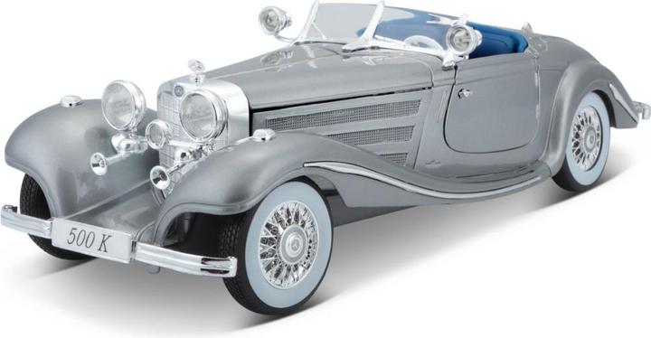 Maisto Mercedes Benz 500K Specialroadster 1936 grigio